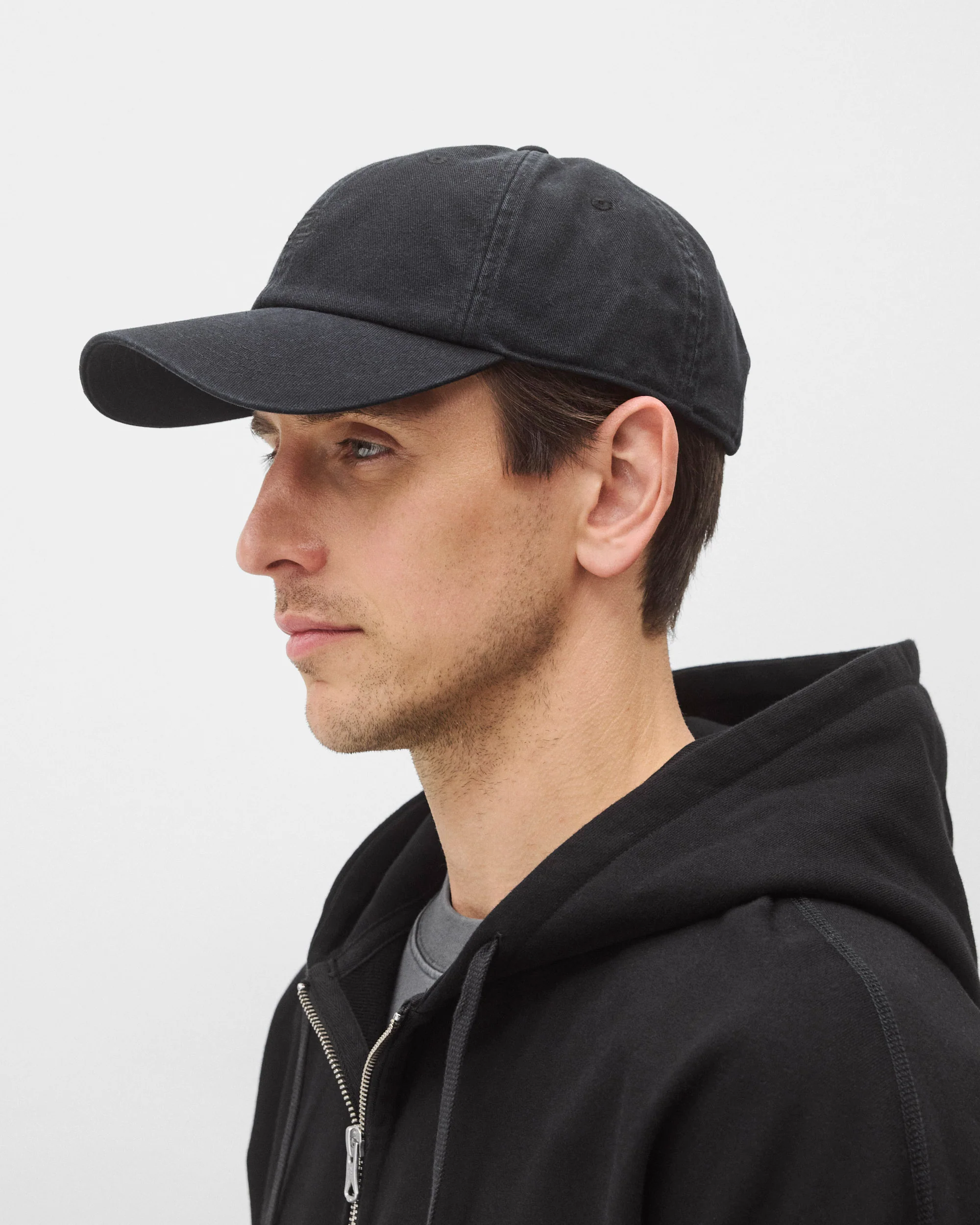 Cotton Chino Low Pro Monogram Strapback Cap - Image 3