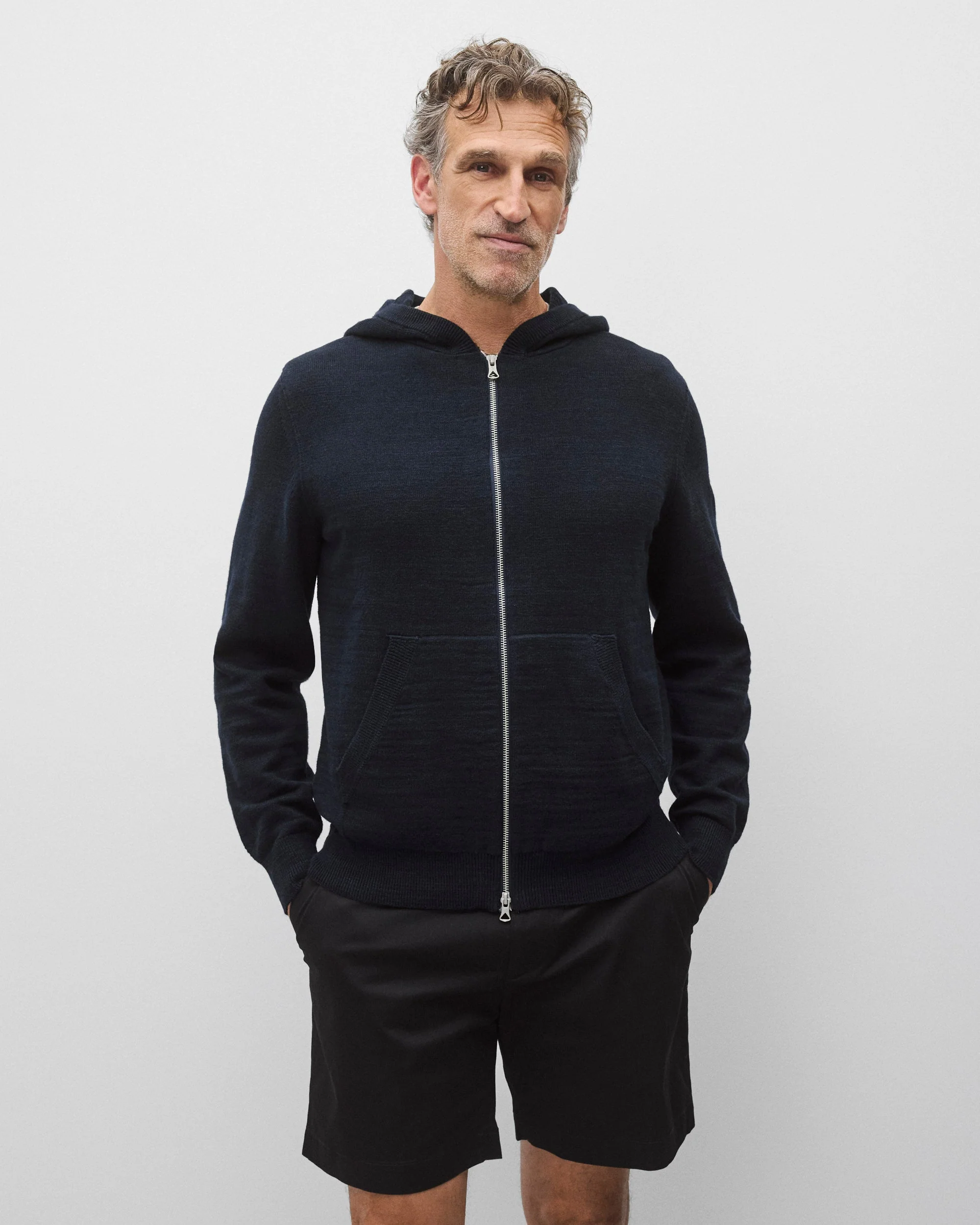 Cotton Slub Laurel Zip Hoodie - Image 3