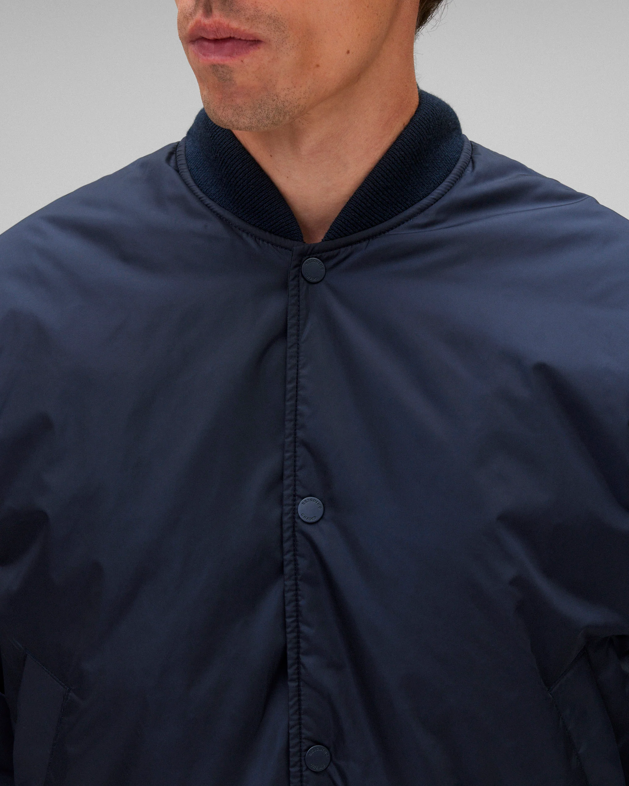 Econyl Satin Nylon Stadium Jacket - Image 6