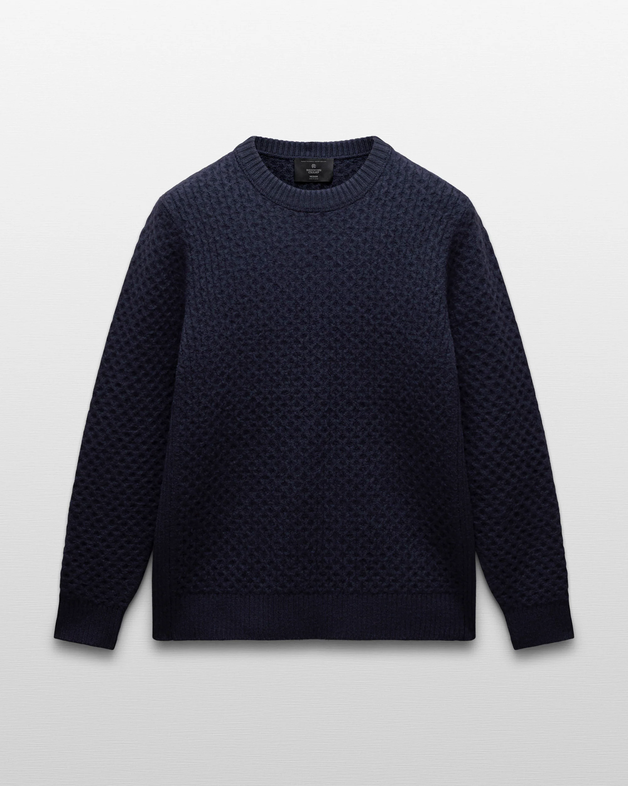 Merino Honeycomb Crewneck - Image 4