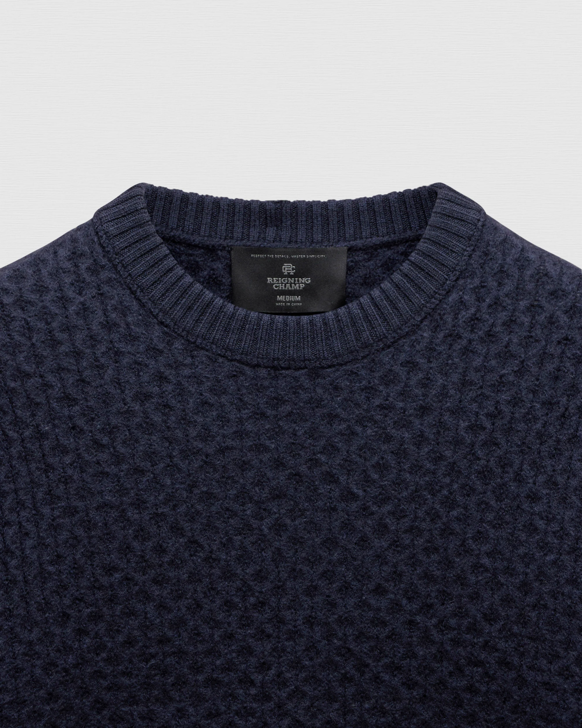 Merino Honeycomb Crewneck - Image 5