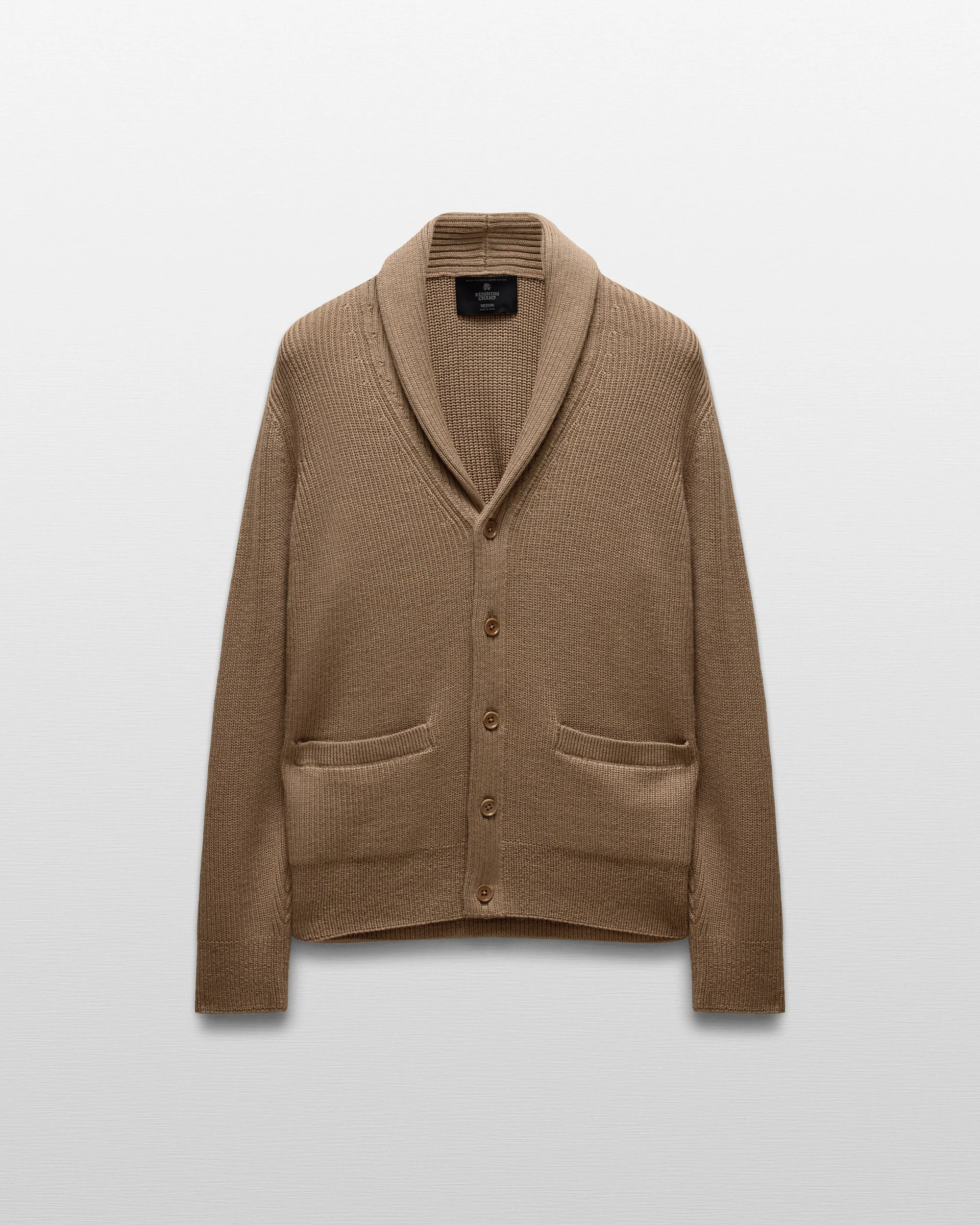 Merino Rib Vinnie Shawl Cardigan - Image 6