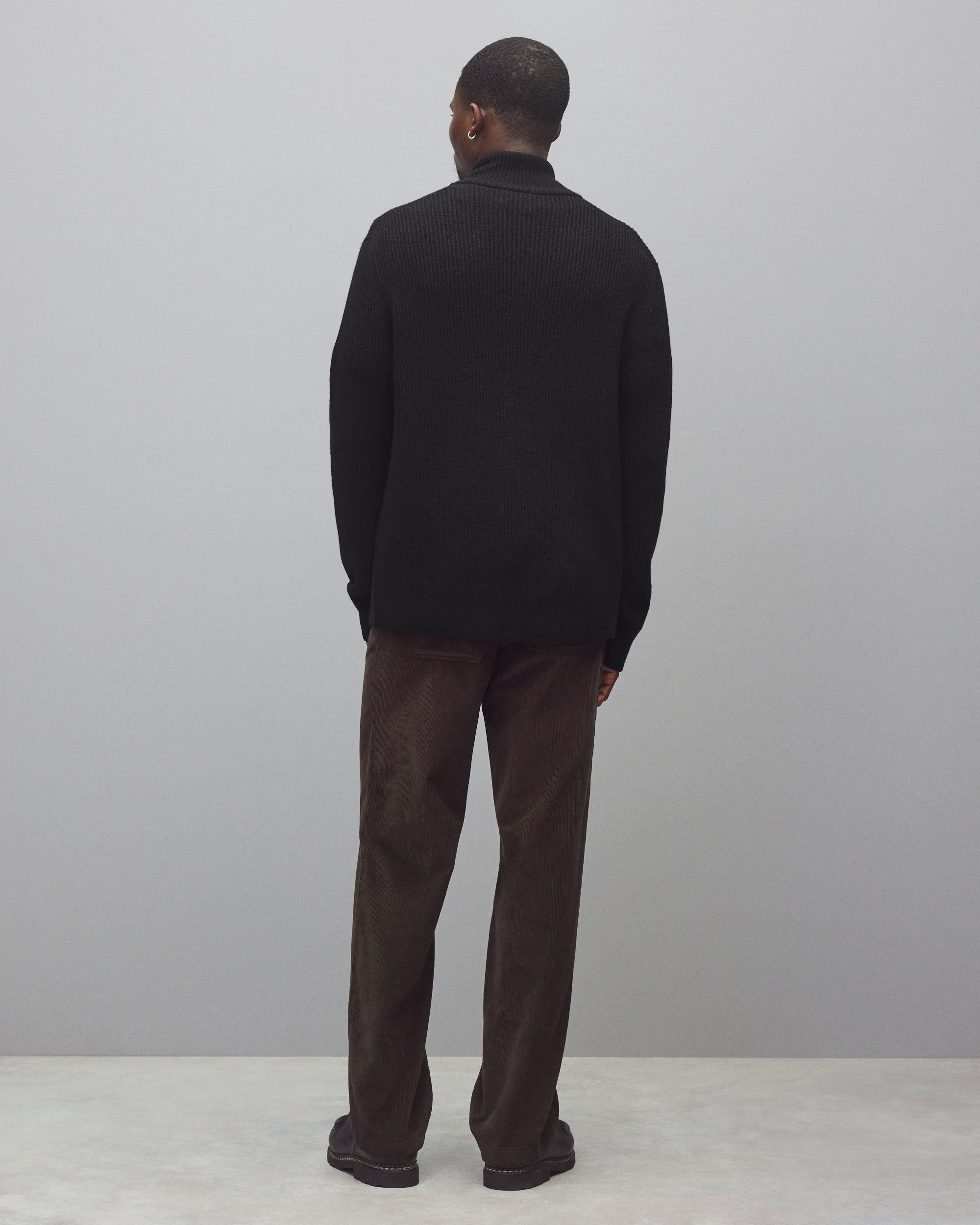 Merino Rib Vinnie Track Jacket - Image 5