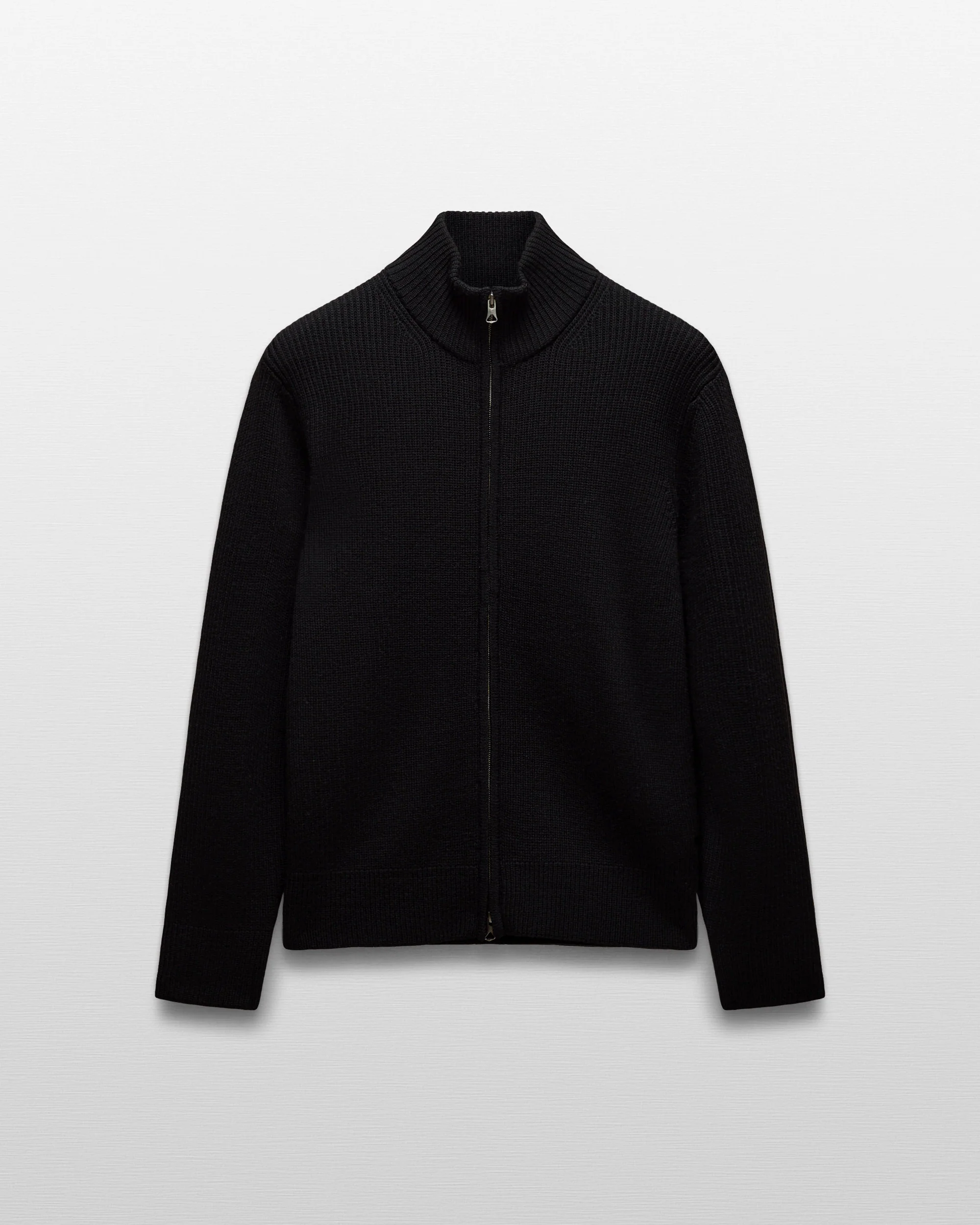 Merino Rib Vinnie Track Jacket - Image 7