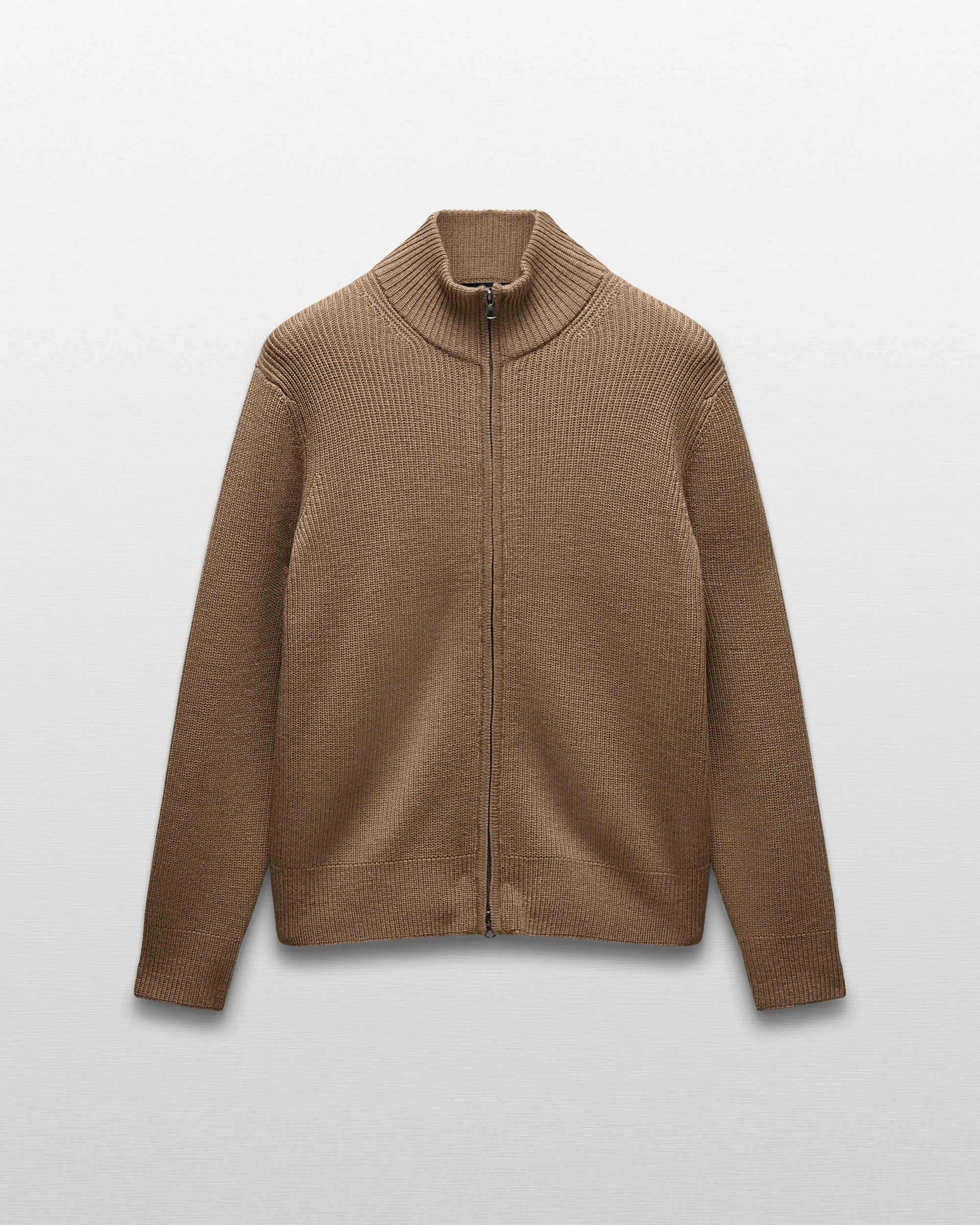 Merino Rib Vinnie Track Jacket - Image 7