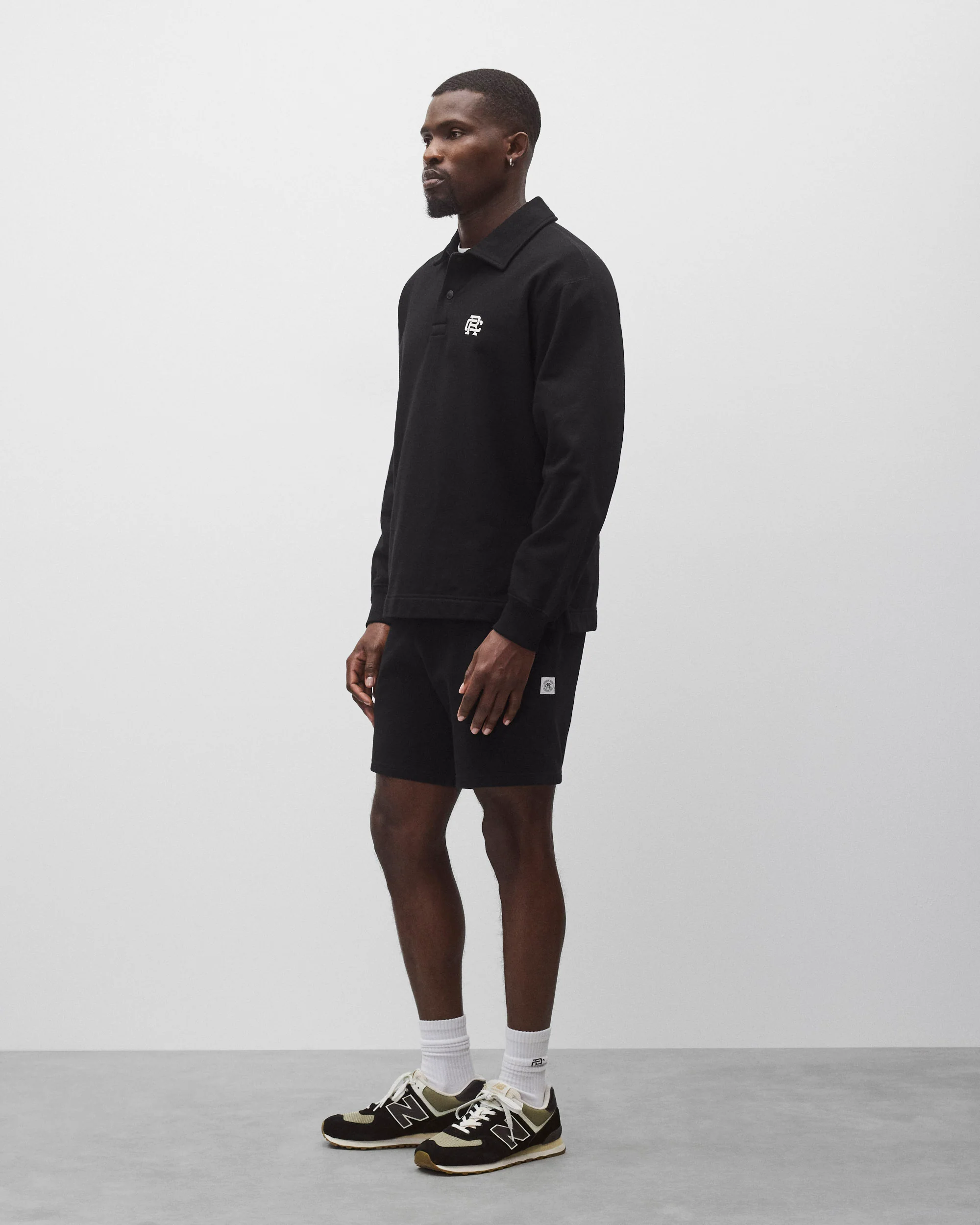 Midweight Terry Monogram Standard Rugby Sweatshirt - Image 4