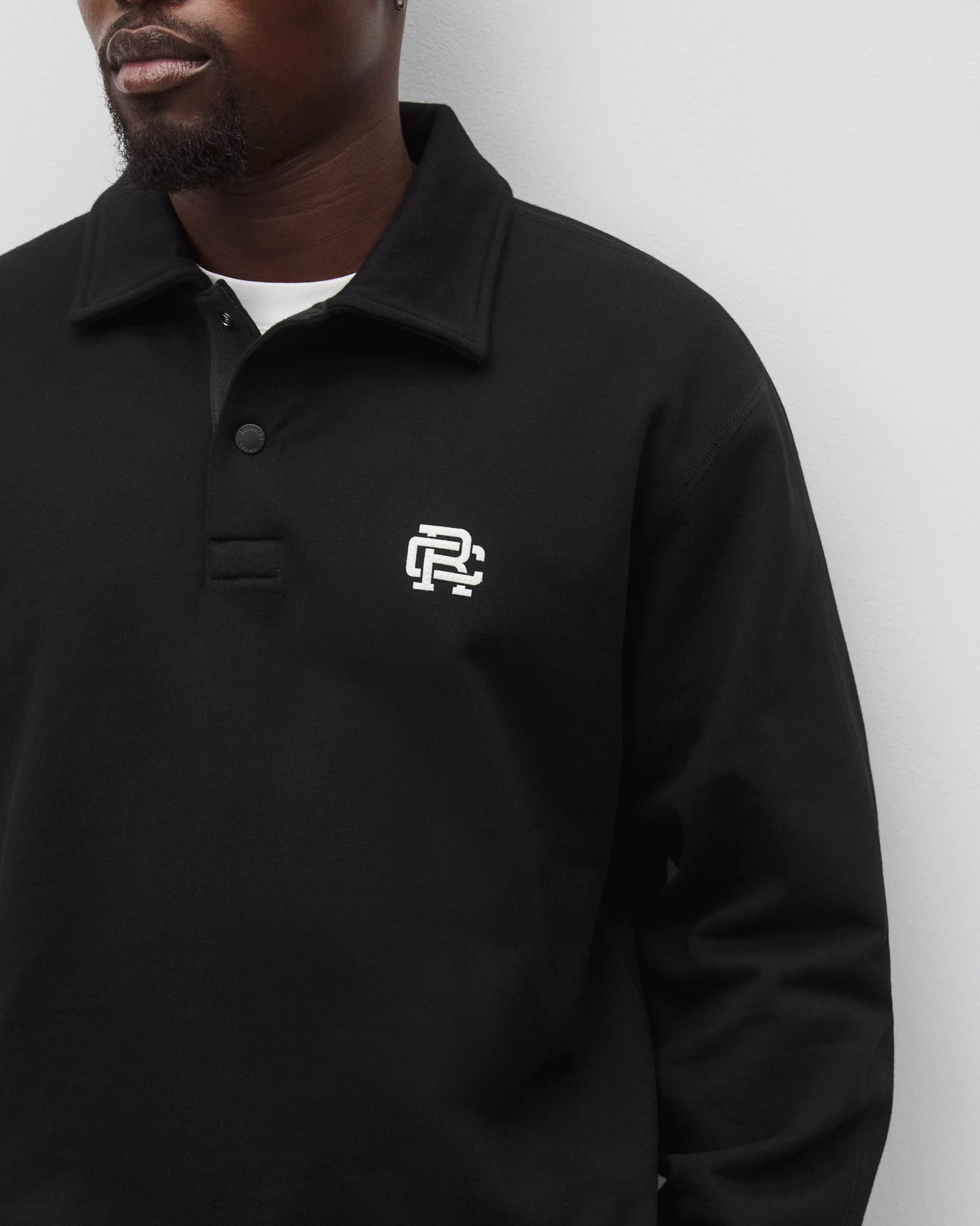 Midweight Terry Monogram Standard Rugby Sweatshirt - Image 6