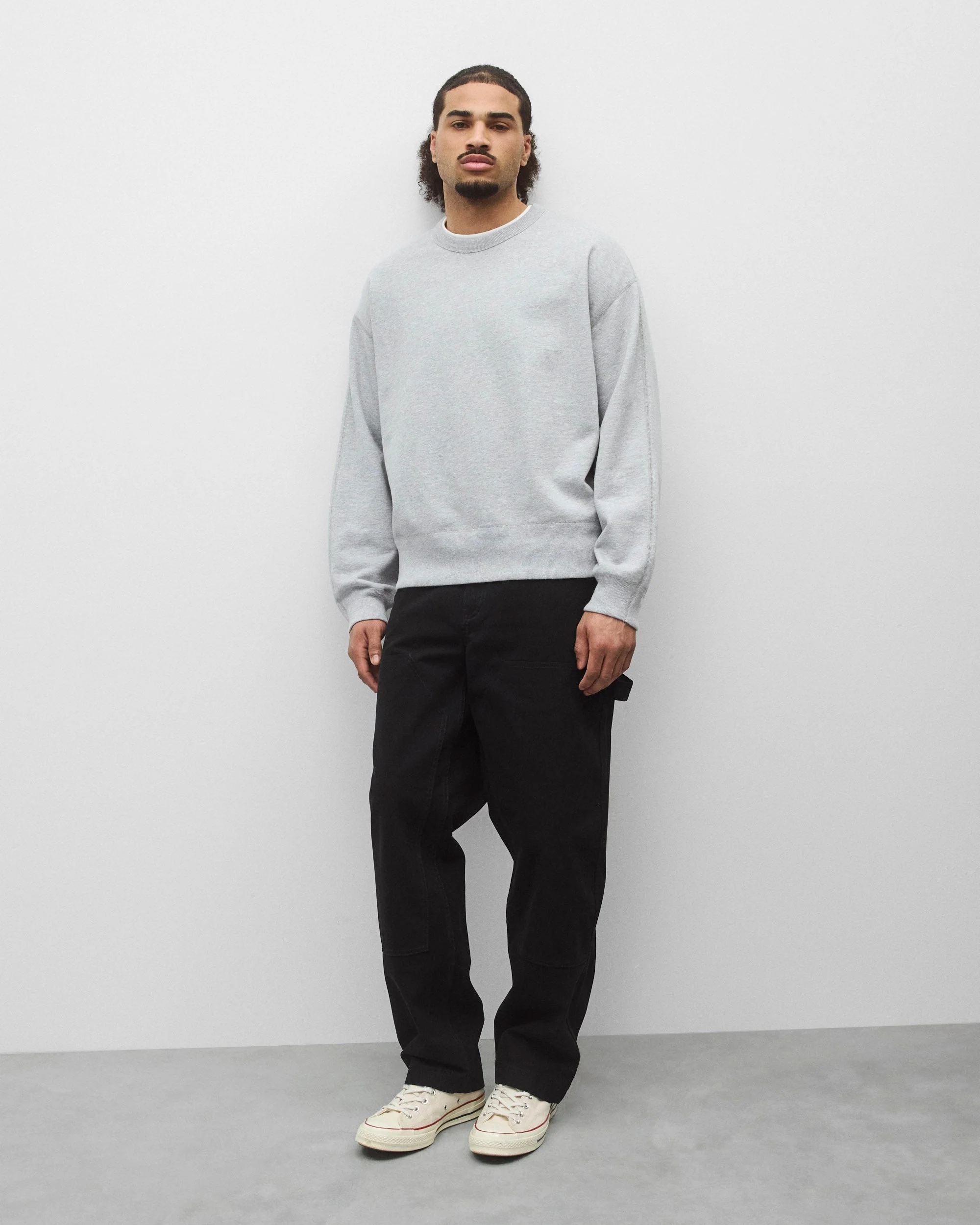 Midweight Terry Relaxed Crewneck - Image 3