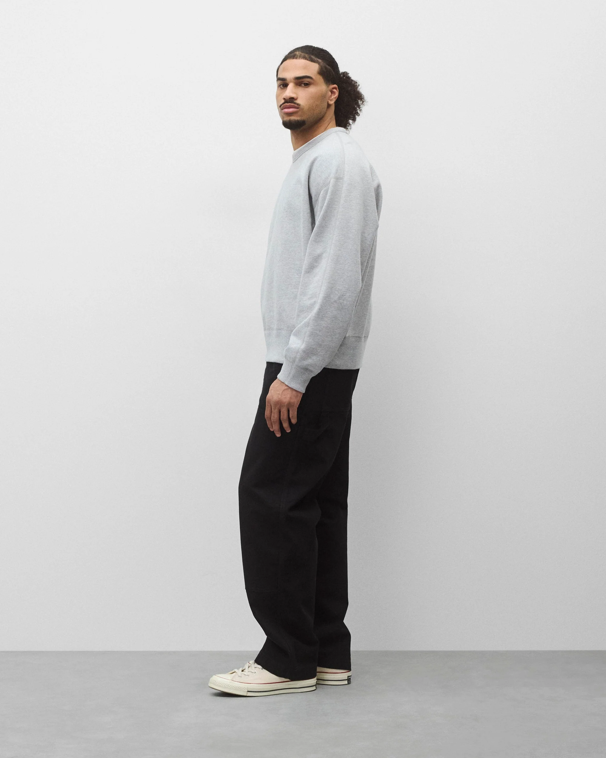 Midweight Terry Relaxed Crewneck - Image 4
