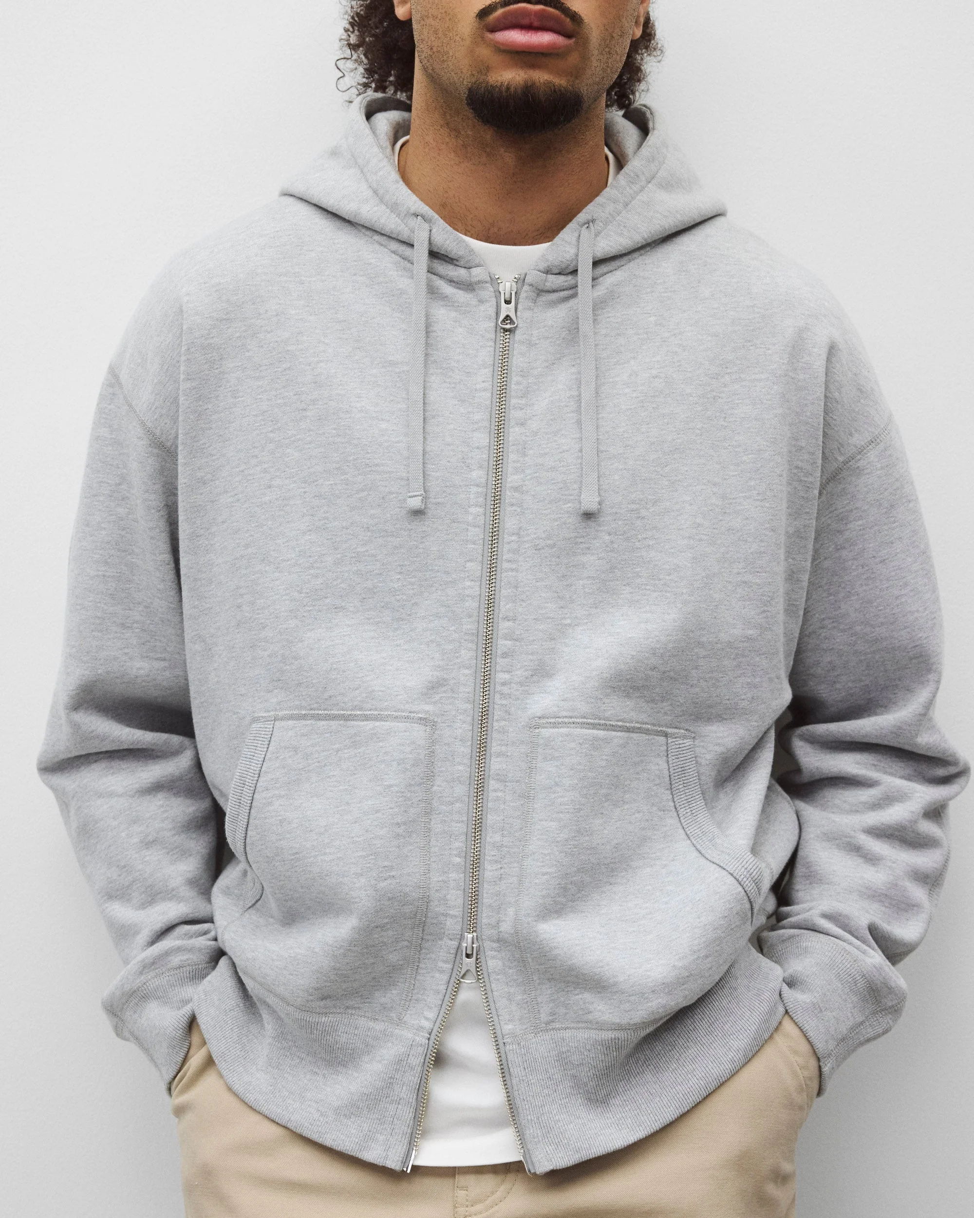 Midweight Terry Relaxed Zip Hoodie - Image 6