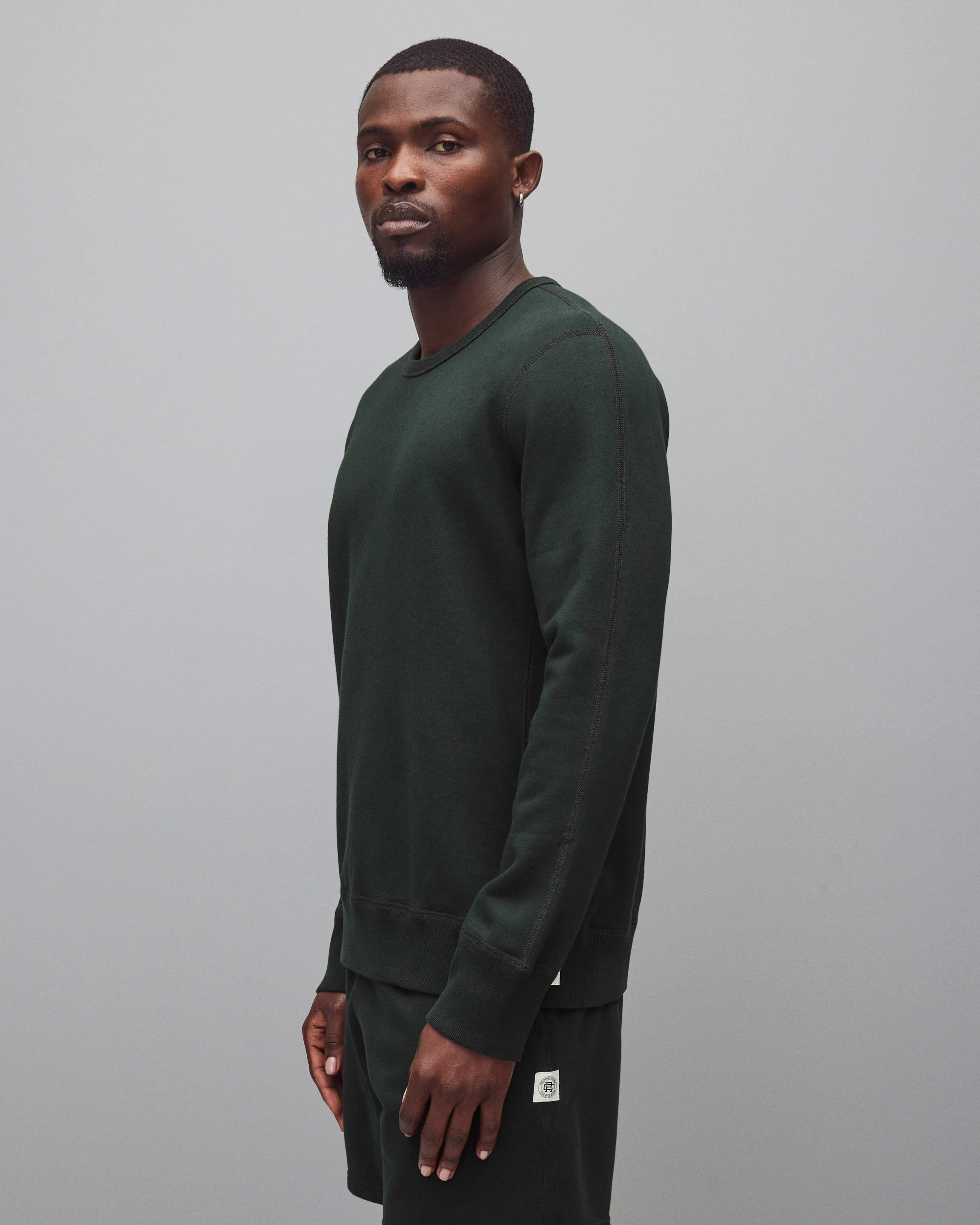 Midweight Terry Slim Crewneck - Image 4