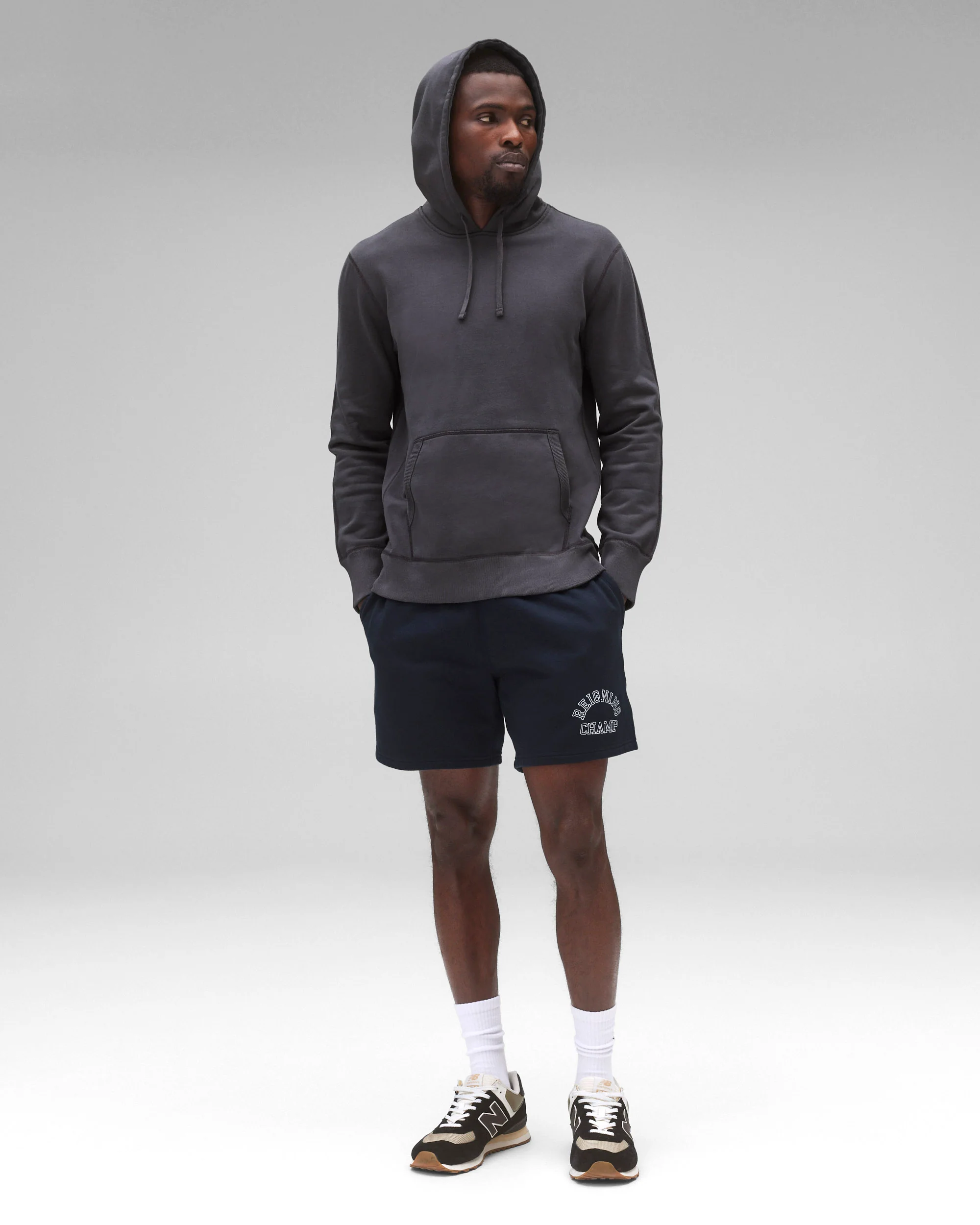 Midweight Terry Slim Hoodie - Image 3