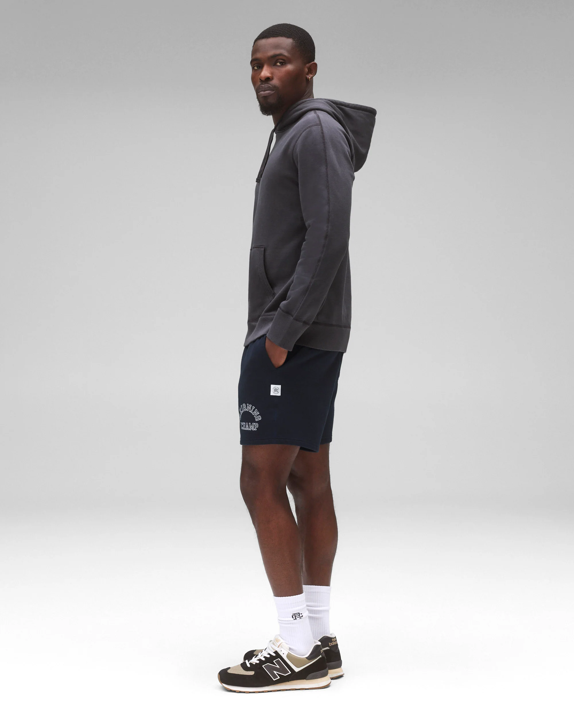 Midweight Terry Slim Hoodie - Image 4