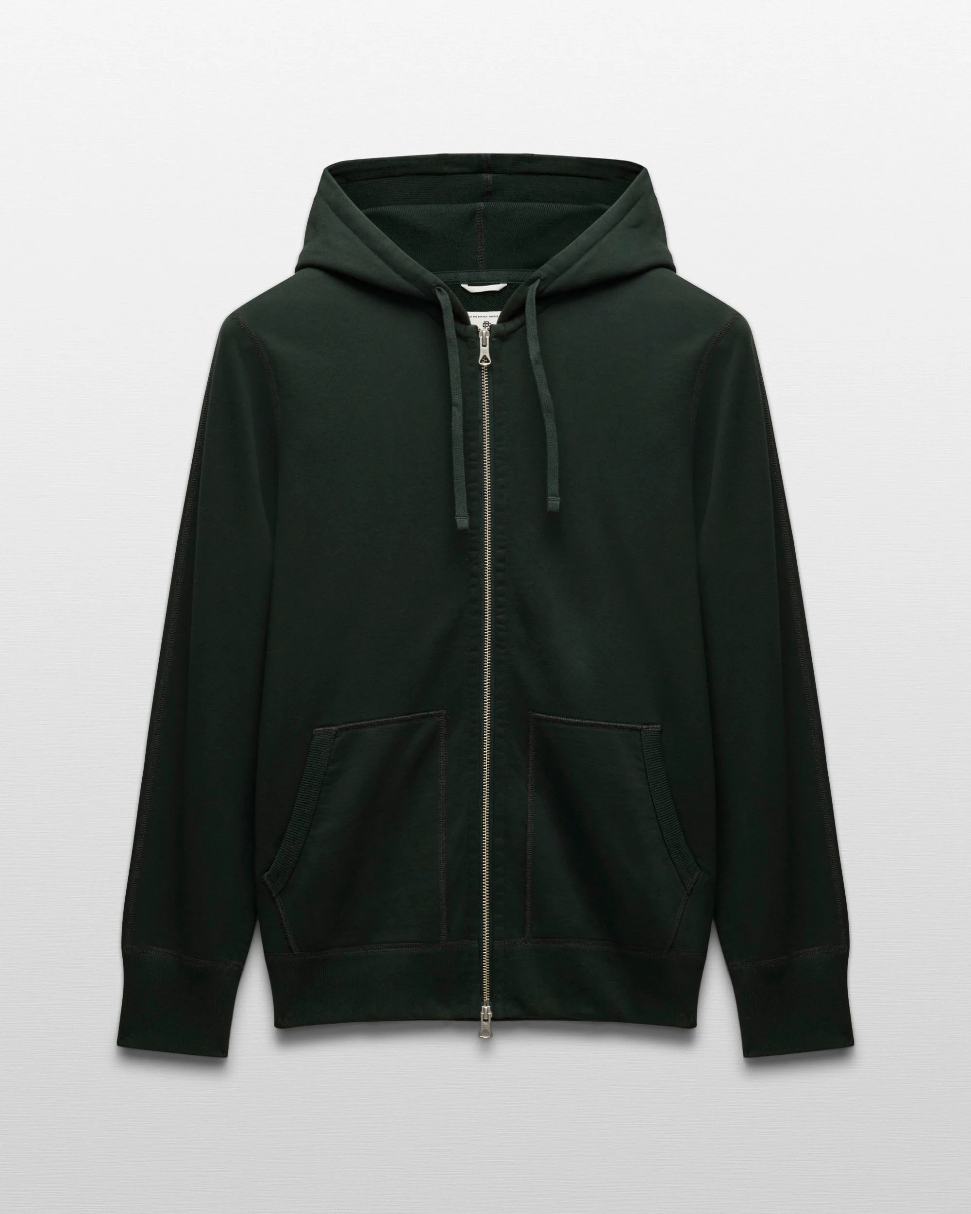 Midweight Terry Slim Zip Hoodie - Image 5