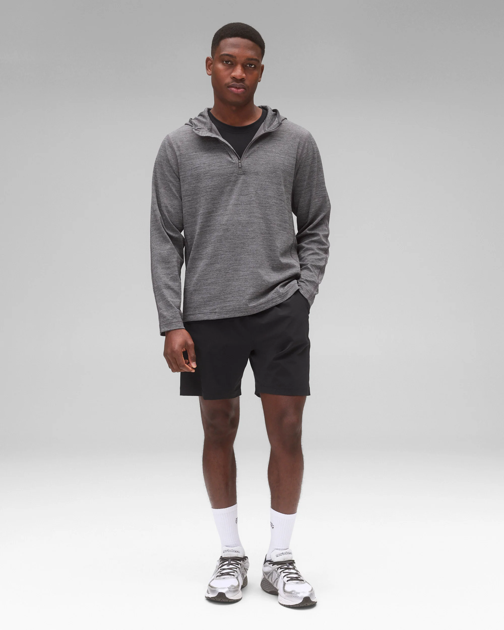 Solotex Mesh Tiebreak Standard Quarter Zip Hoodie - Image 3