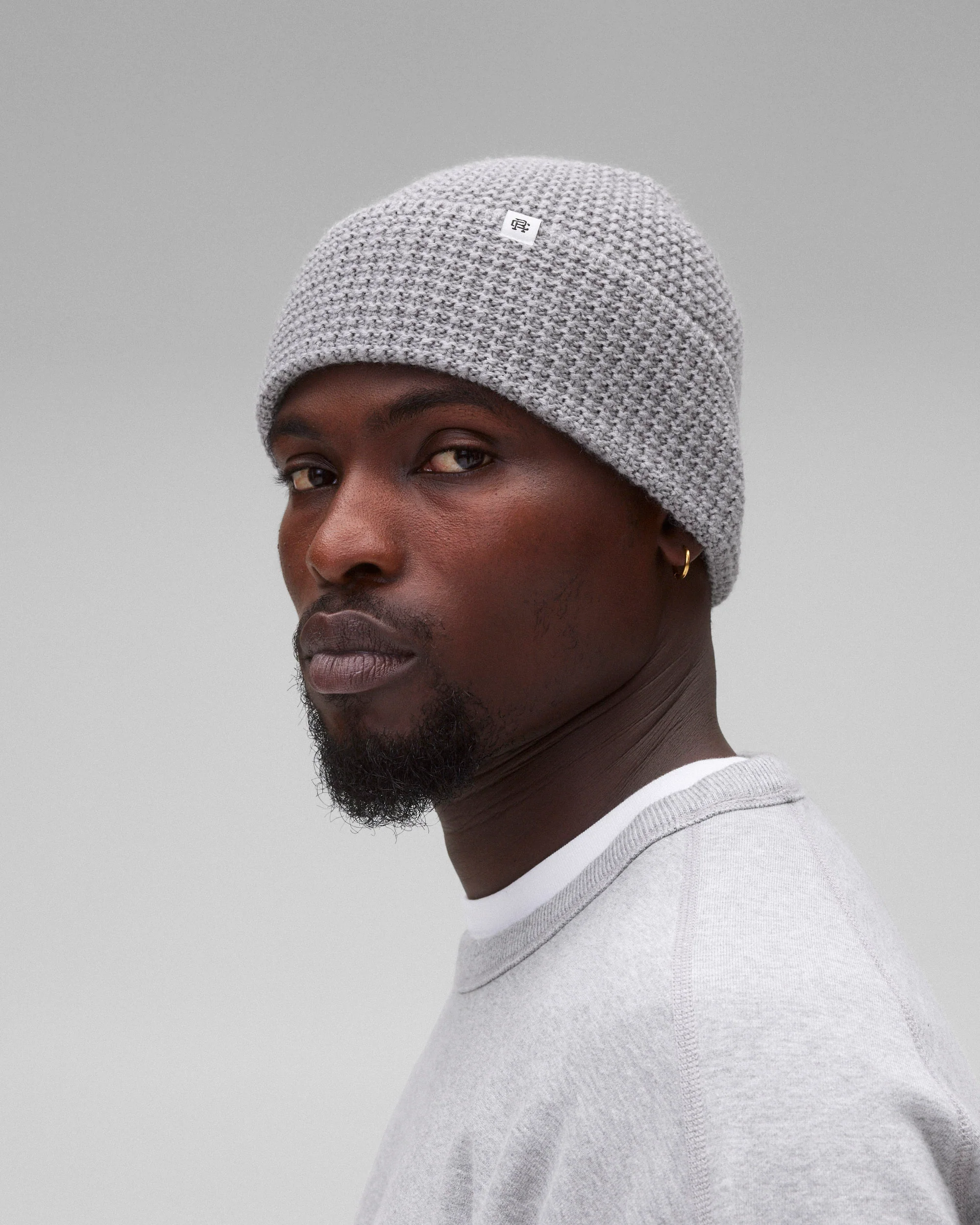 Waffle Knit Beanie - Image 3